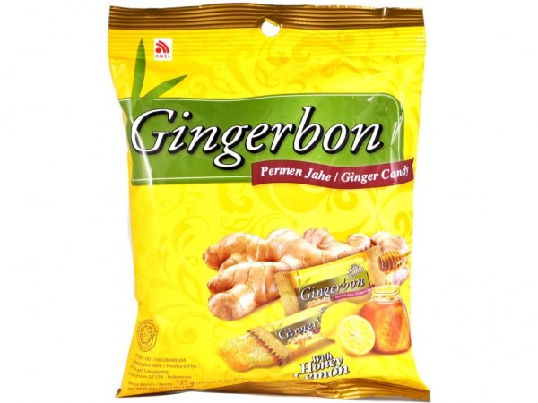Cukríky zázvorové medové s citrónom - 125g - Gingerbon