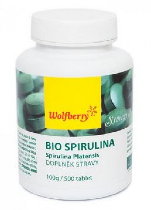 Spirulina platensis BIO Wolfberry 100g / 500tbl