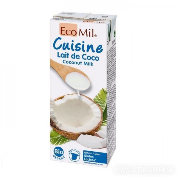 Alternatíva smotany kokosová 200ml bio ECOMIL